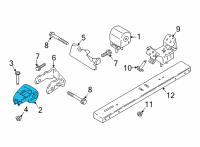 OEM 2022 Ford F-150 INSULATOR ASY - ENGINE SUPPORT Diagram - ML3Z-6038-A