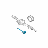 OEM 2005 Cadillac Escalade EXT Rear Axle Drive Shaft Diagram - 12479285
