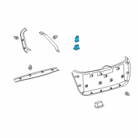 OEM 2009 Toyota Venza Lock Switch Diagram - 84930-0T020