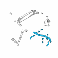 OEM 2016 Ford Police Interceptor Utility Air Duct Diagram - BA5Z-6C646-A