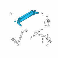 OEM 2013 Ford Explorer Intercooler Diagram - FB5Z-6K775-A