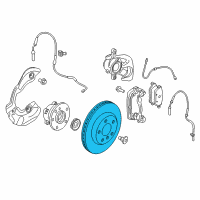 OEM 2015 BMW i3 Brake Disc, Ventilated Diagram - 34-11-6-866-293