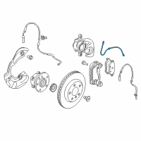 OEM 2021 BMW i3 Brake Hose Front Diagram - 34-10-6-799-302