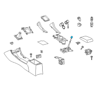 OEM Toyota Shift Knob Diagram - 33504-13010-B0