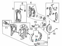 OEM 2020 Chevrolet Silverado 3500 HD Adjuster Diagram - 84280106