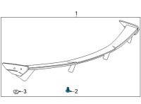 OEM 2021 Chevrolet Corvette Bolt, Oil Level Indicator Tube Diagram - 11519375