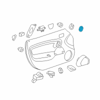 OEM Pontiac Solstice Switch Asm-Door Lock Diagram - 25782251