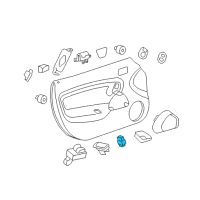 OEM 2010 Pontiac G6 Window Switch Diagram - 25949878