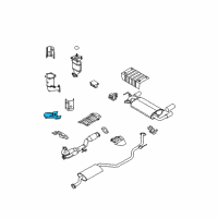 OEM 2006 Nissan Murano Shelter-Converter Lower Diagram - 20853-8J121