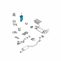 OEM 2006 Nissan Murano Three Way Catalytic Converter Diagram - B08A2-CB000