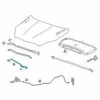 OEM Chevrolet Trax Support Rod Diagram - 42679386