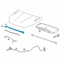 OEM Buick Encore Front Weatherstrip Diagram - 94550172