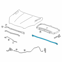 OEM 2015 Chevrolet Trax Rear Weatherstrip Diagram - 95353324