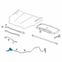 OEM 2017 Buick Encore Latch Diagram - 42595591