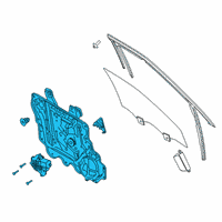 OEM 2022 Ford Explorer Regulator Module Diagram - LB5Z-7823200-D