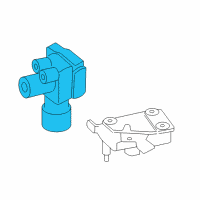 OEM Ford Escape ABS Control Unit Diagram - 7M6Z-2C286-B