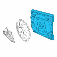 OEM 2003 BMW 760Li Compression Shroud Diagram - 64-54-6-912-417