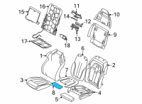 OEM 2022 BMW X6 HEATER ELEMENT, THIGH SUPPOR Diagram - 52-10-8-090-905