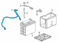 OEM Honda Civic CABLE ASSY Diagram - 32600-T20-A00