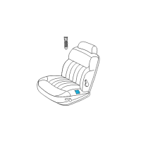 OEM 2001 Chrysler Concorde Seat Cushion Pad Diagram - UG281DVAA