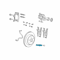 OEM 2017 Jeep Wrangler Sensor-Wheel Speed Diagram - 52125003AD