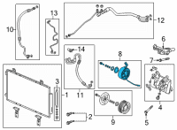 OEM 2018 Honda Accord Stator Set Diagram - 38924-6B2-A01