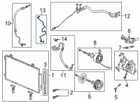 OEM Acura TLX PIPE, RECEIVER Diagram - 80341-TGV-A01