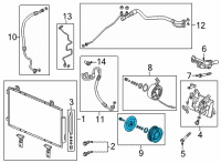 OEM 2018 Honda Accord Clutch Set Diagram - 38900-6B2-A01