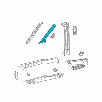 OEM Dodge Sprinter 3500 Panel-A Pillar Diagram - 5123043AA