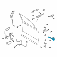 OEM Lincoln Check Arm Diagram - JL1Z-7823552-A