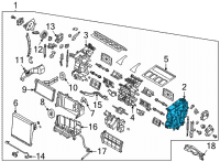 OEM 2021 Hyundai Sonata Case-Heater, RH Diagram - 97135-L0000