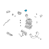 OEM Hyundai Santa Fe Clamp-Hose Diagram - 14711-95006-B