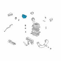 OEM Hyundai Santa Fe Hose-Air Intake Diagram - 28138-2B100