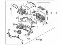 OEM 2022 Ford Bronco MOTOR ASY Diagram - MB3Z-19E616-A