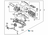 OEM 2022 Ford Bronco VALVE ASY - EVAPORATOR EXPANSI Diagram - MB3Z-19849-A