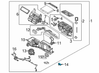 OEM 2021 Ford Bronco VALVE ASY - EVAPORATOR EXPANSI Diagram - MB3Z-19849-A