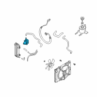 OEM Infiniti Q45 Motor Assy-Hydraulic Fan Diagram - 21140-AR000