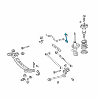 OEM Lexus RX300 Link Assy, Rear Stabilizer Diagram - 48830-06020