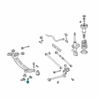 OEM Toyota Avalon Suspension Crossmember Bolt Diagram - 90119-12305