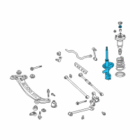 OEM 2002 Toyota Camry Strut Diagram - 48540-39565