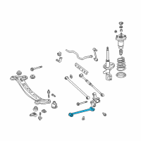 OEM Toyota Avalon Radius Rod Diagram - 48780-33010