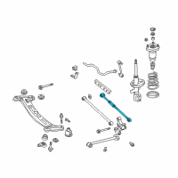 OEM 1998 Toyota Camry Rear Lateral Arm Diagram - 48730-AA020