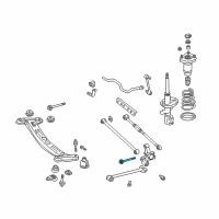 OEM 2001 Toyota Camry Rear Lateral Arm Bolt Diagram - 90109-A0028