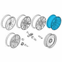 OEM 2019 Ford Fusion Wheel, Alloy Diagram - KS7Z1007C