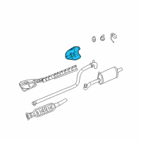 OEM Chrysler PT Cruiser Shield-Exhaust Diagram - 5278393AA