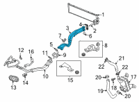 OEM Cadillac CT4 Hoses Diagram - 84011933