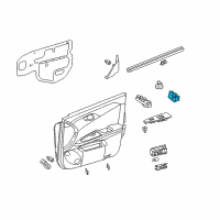 OEM 2009 Toyota Avalon Window Switch Diagram - 84030-AC040