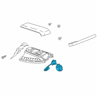 OEM Kia Stinger Rear Holder & Wiring Diagram - 92480J5100