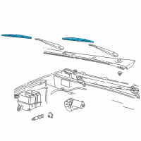 OEM 2011 Ford Ranger Blade Diagram - 6L5Z-17528-A