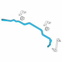 OEM Mercury Mariner Stabilizer Bar Diagram - 3L8Z-5482-BA